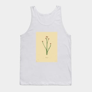 Botanical watercolor painting Tank Top